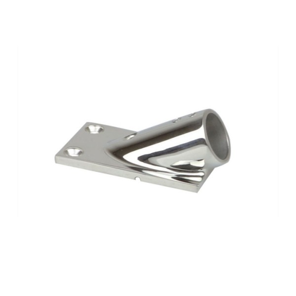 Stainless Steel 30 Degree Square Tube Seat Square Bottom Tube Seat Handrail Seat Yacht Ship Handrail Tube Base