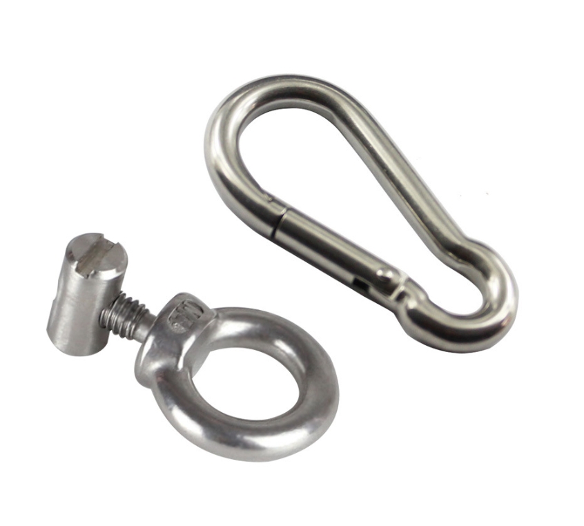 304 Stainless Steel RV Camper Awning Boat Kayak Track Ring Tent Hanging Wire Slide Track Ring Hardware Accessories