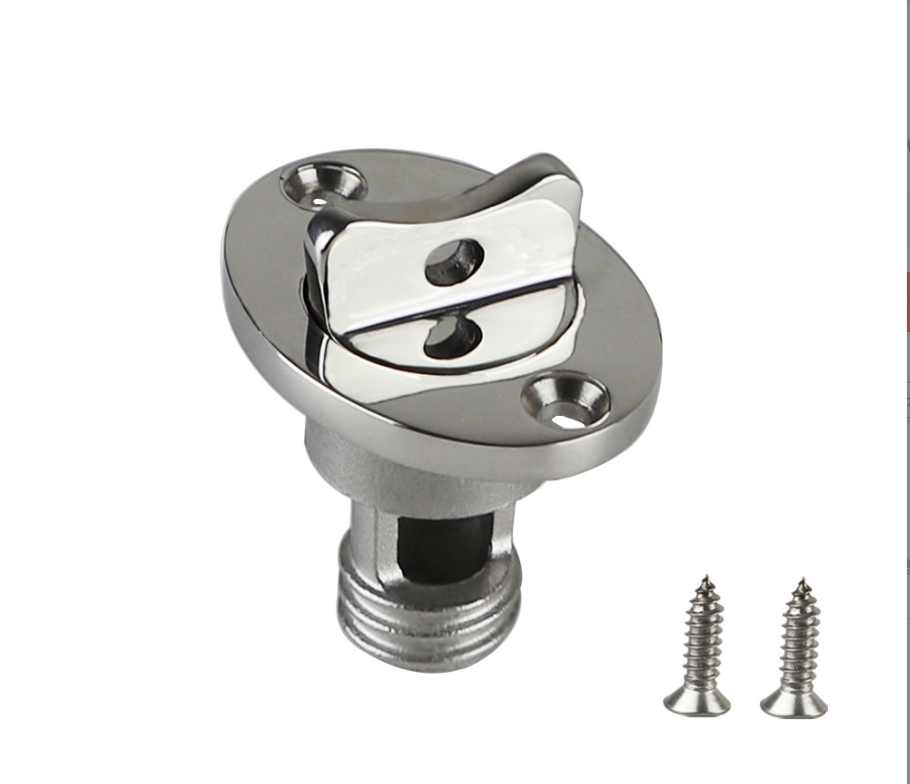 316 Stainless Steel Water Plug Stern Water Outlet Drain Plug Kayak Water Plug Bilge Drain