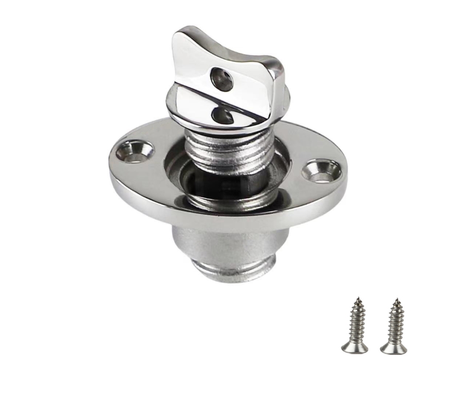 316 Stainless Steel Water Plug Stern Water Outlet Drain Plug Kayak Water Plug Bilge Drain