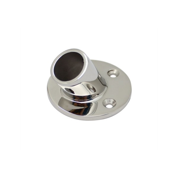 Factory Supply 316 Stainless Steel 60 Degree Round Tube Base Tube Base Holding Chassis Yacht Hardware