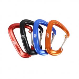 7075 Aviation Aluminum Mountaineering Hook Mountaineering Quick Hook Outdoor Climbing Safety Hook