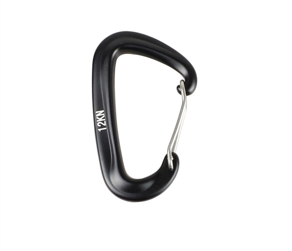 7075 Aviation Aluminum Mountaineering Hook Mountaineering Quick Hook Outdoor Climbing Safety Hook