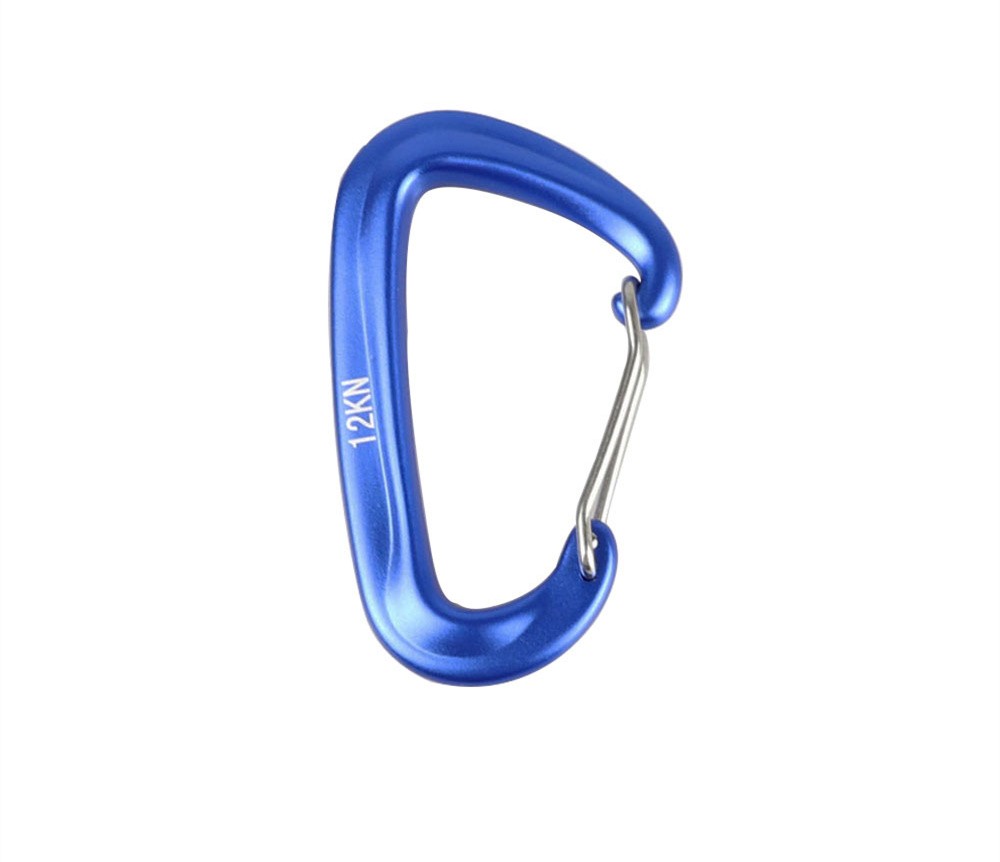 7075 Aviation Aluminum Mountaineering Hook Mountaineering Quick Hook Outdoor Climbing Safety Hook