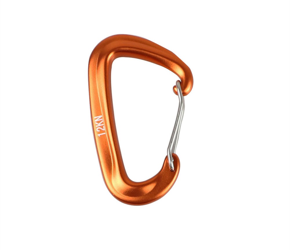 7075 Aviation Aluminum Mountaineering Hook Mountaineering Quick Hook Outdoor Climbing Safety Hook