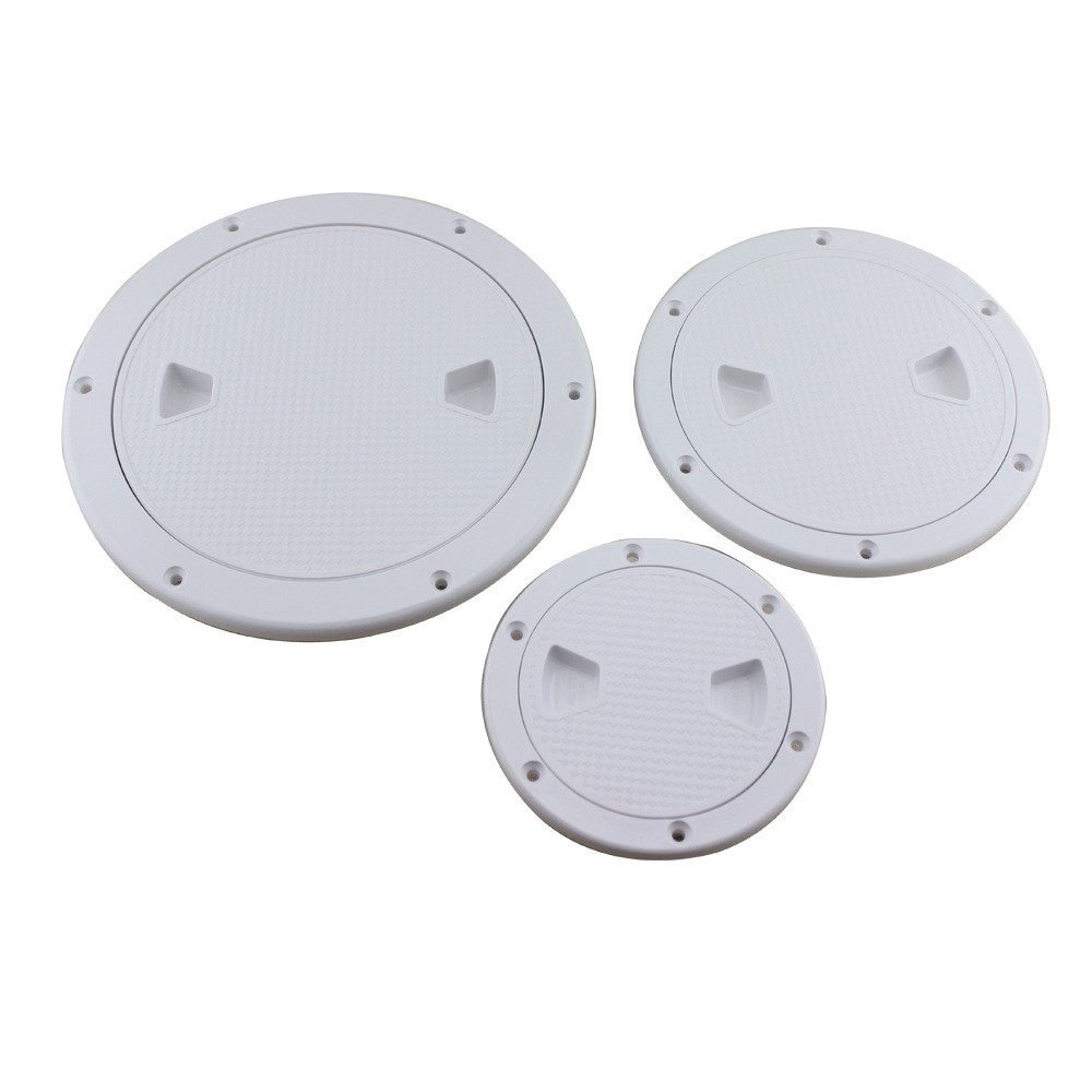 Marine Boat Screw out Round ABS Deck Inspection Access Hatch Cover Circular Deck Cover Yacht Inspection Hole