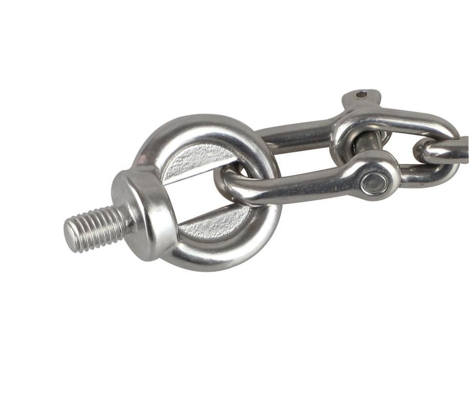 Amusement Park Hardware Swing Ring Screws Stainless Steel 304 Eye Ring Screws Marine Hardware