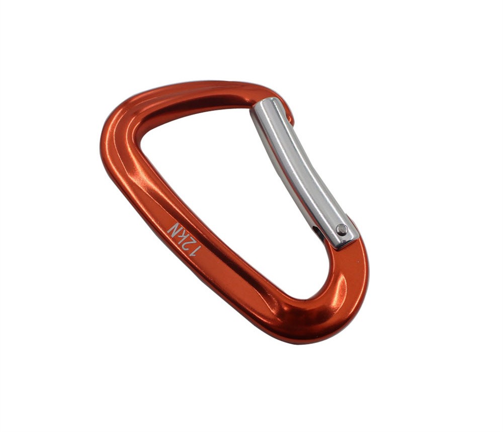 7075 Aviation Aluminum Automatic Lock Safety Hook Mountaineering Buckle Climbing Main Lock D Type Lock