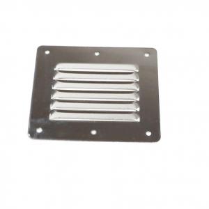 Customized Marine Boat Fittings Stainless Steel 316 Square Louvered Style Caravan Air Vent Cover