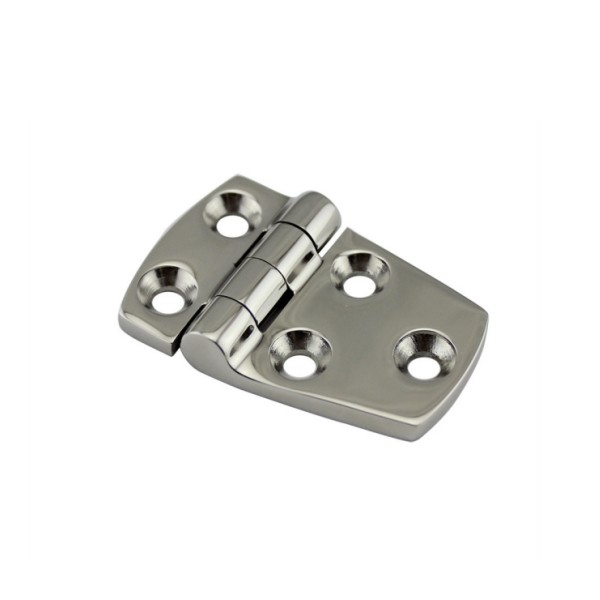 316 Stainless Steel Heavy Duty Boat Yacht Mirror Polish Door Hinge Marine Hardware Trapezoidal Five Hole Hinge