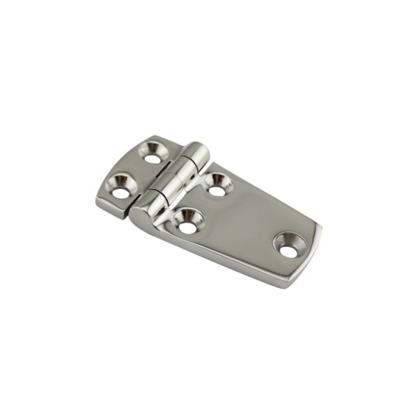 316 Stainless Steel Heavy Duty Boat Yacht Mirror Polish Door Hinge Marine Hardware Trapezoidal Five Hole Hinge