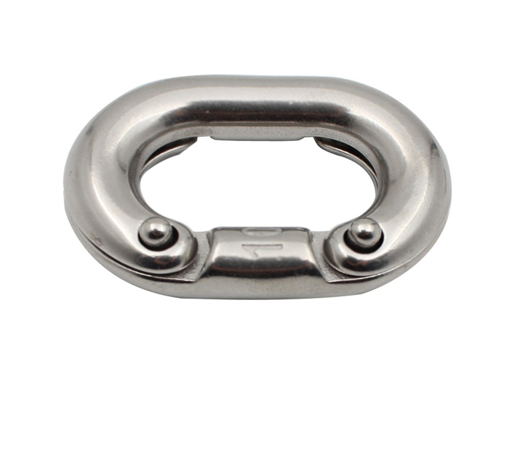 Stainless Steel 316 Chain Buckle Chain Clamp Chain Connecting Buckle Quick Connecting Ring Riveted Buckle