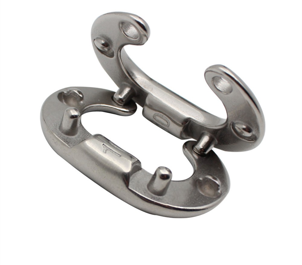 Stainless Steel 316 Chain Buckle Chain Clamp Chain Connecting Buckle Quick Connecting Ring Riveted Buckle