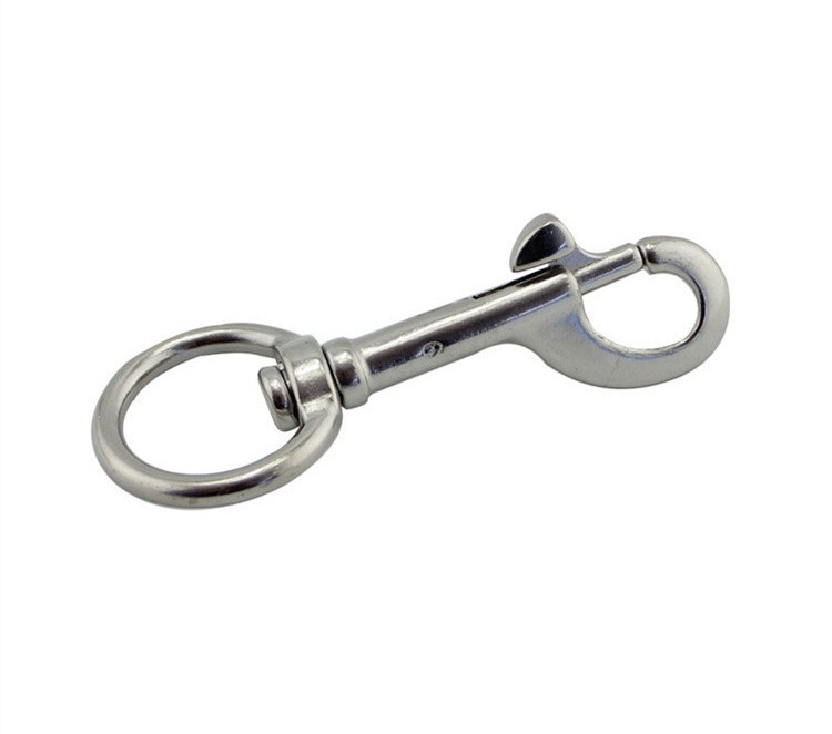 Stainless Steel 316 Square Swivel Eye Bolt Metal Rotating Carabiner Snap Hooks - 副本