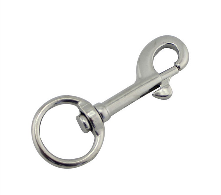 Stainless Steel 316 Square Swivel Eye Bolt Metal Rotating Carabiner Snap Hooks - 副本