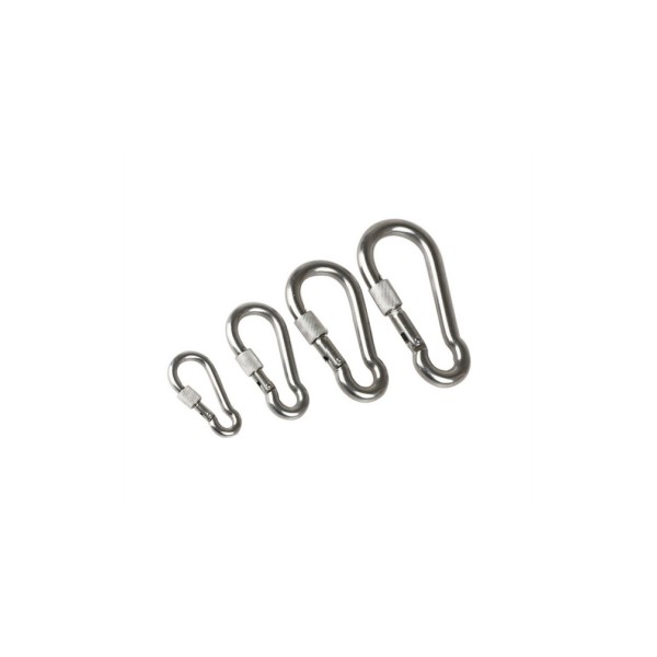 Stainless Steel Climbing Buckle Diving Hook Accessories Outdoor Spring Hook Heavy Duty Spring Snap Hooks