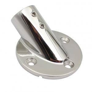 Deck Marine Railing Fittings 316 Stainless Steel 30 Degree Round Stanchion Base Boat Accessories