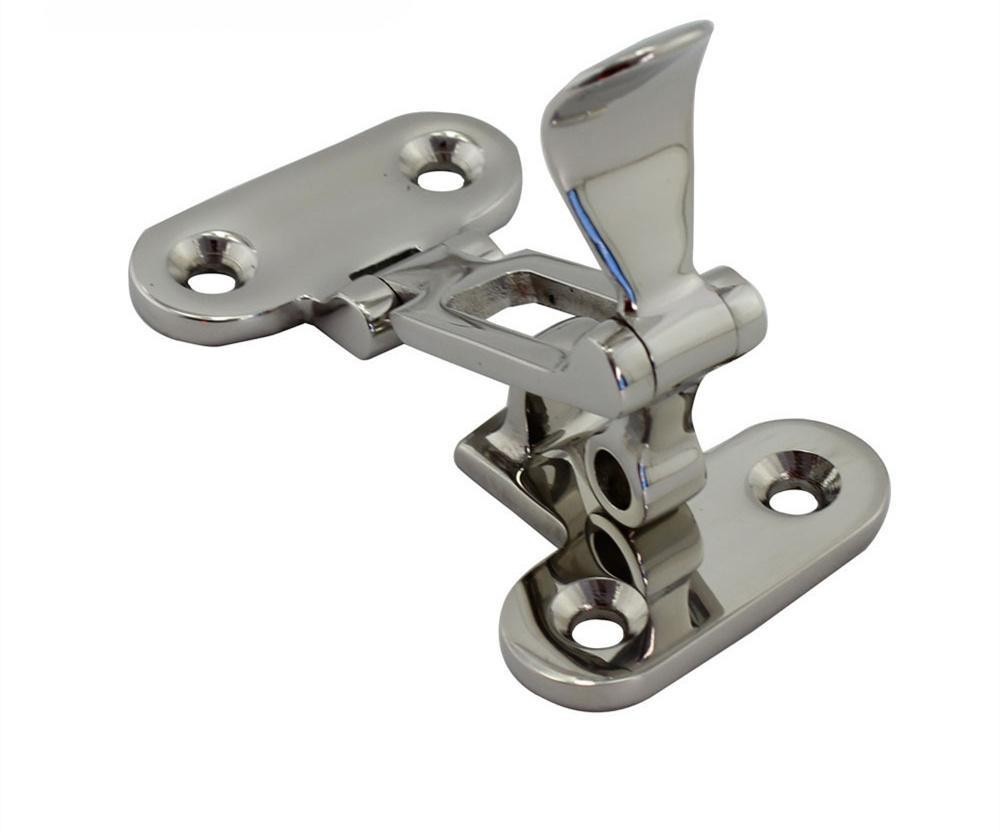 Stainless Steel 316 RV Yacht Accessories Door Buckle Distribution Box Buckle Marine Hardware Accessories Hook