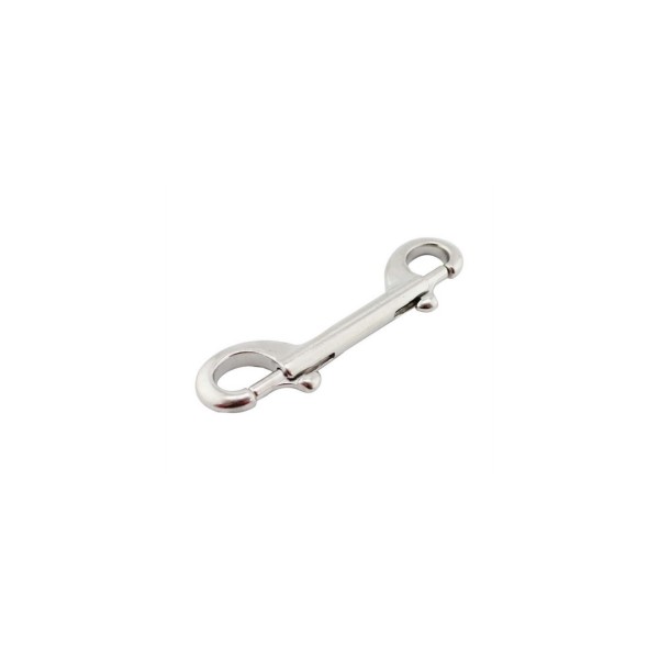 High Quality Stainless Steel 316 Double Head Snap Hook Diving Quick Dog Hook Double Eye Spring Hook