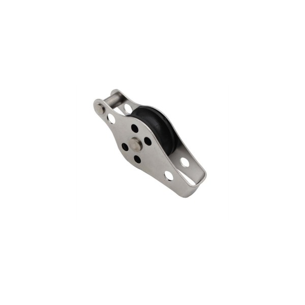 Heavy Duty Single Pulley Block Stainless Steel Hardware Single Wheel Pulley Nylon Sailboat Pulley