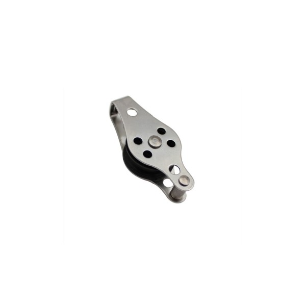 Heavy Duty Single Pulley Block Stainless Steel Hardware Single Wheel Pulley Nylon Sailboat Pulley