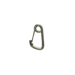 Heavy Duty Spring Snap Hook with Ring Stainless Steel Wire Gate Carabiner Spring Snap Hook