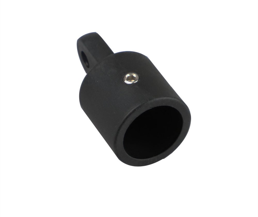 High Strength Black Nylon Plastic Single Eye Sunshade Sliding Cap Marine Hardware Accessories