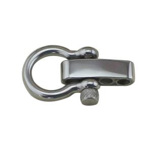 Stainless Steel Large Four Hole Adjustment Buckle Three Hole Adjuster Lifesaving Bracelet Shackle Outdoor Bracelet Buckle