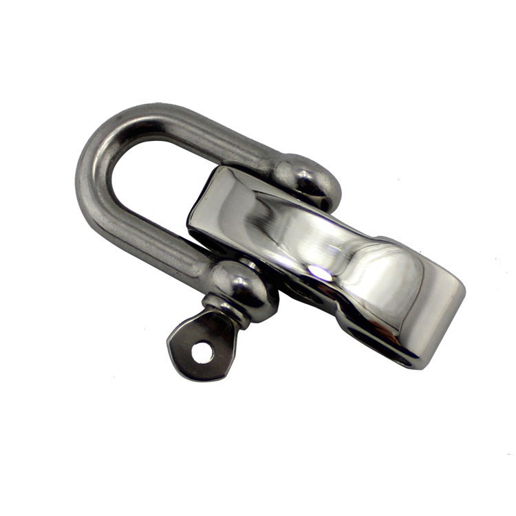 Stainless Steel Large Four Hole Adjustment Buckle Three Hole Adjuster Lifesaving Bracelet Shackle Outdoor Bracelet Buckle