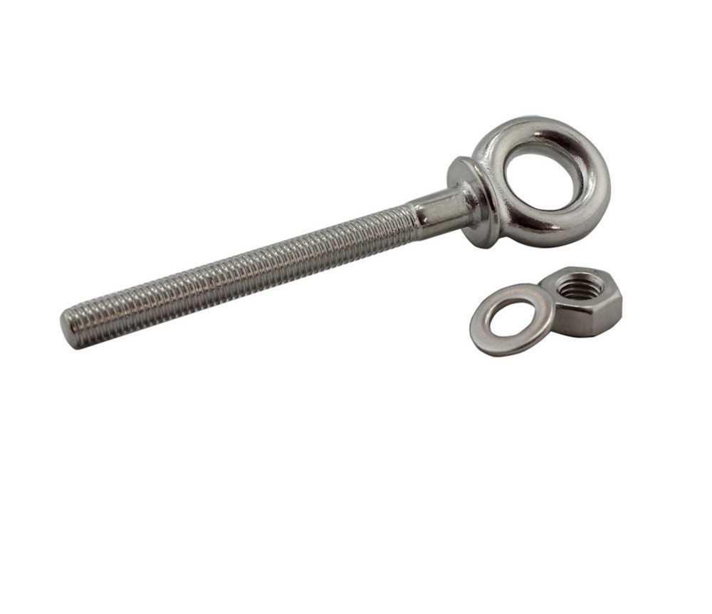 Circular Ring Screw Lifting Wire Extended Circular Screw Stainless Steel 316 Long Lifting Eye Bolt