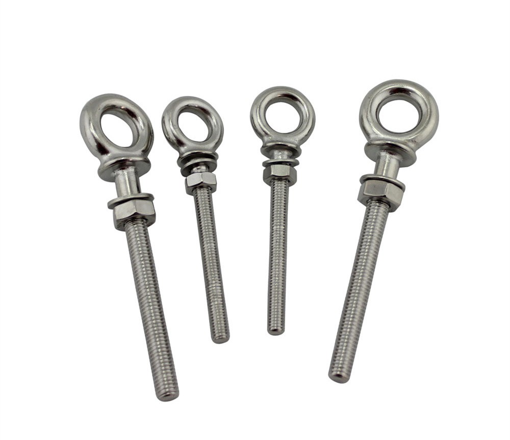 Circular Ring Screw Lifting Wire Extended Circular Screw Stainless Steel 316 Long Lifting Eye Bolt