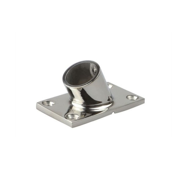 Marine Boat Hand Rail Fitting Rectangular Base 60 Degree 316 Stainless Steel Boat Handrail Round Base Marine Hardware