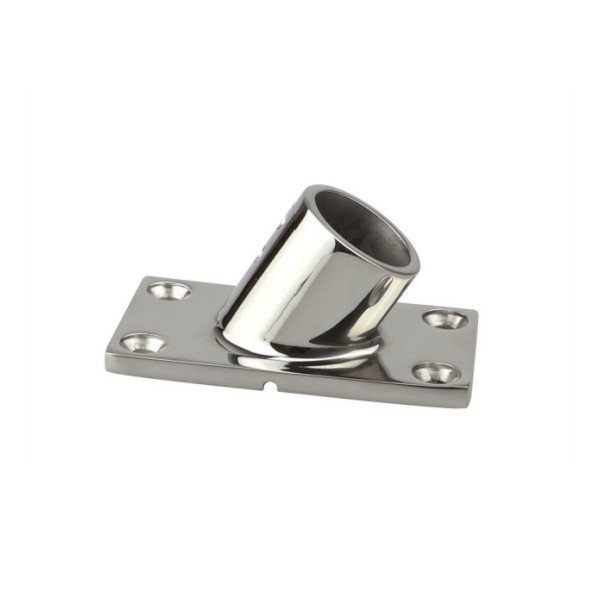 Marine Boat Hand Rail Fitting Rectangular Base 60 Degree 316 Stainless Steel Boat Handrail Round Base Marine Hardware