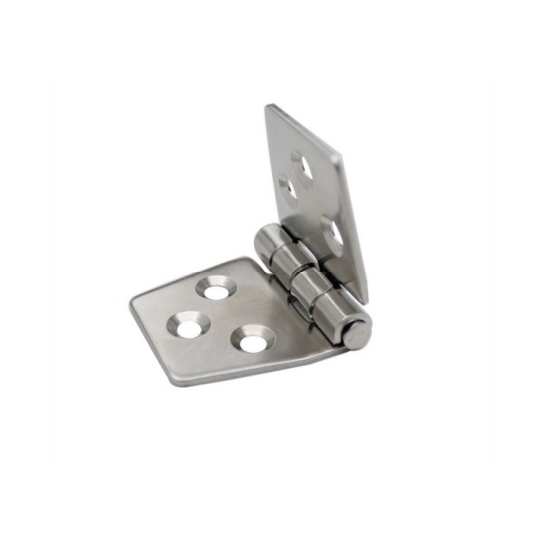 Marine Grade Stainless Steel 316 Polished Casting Heavy Duty Boat Door Hinges Trapezoidal Six Hole Hinge