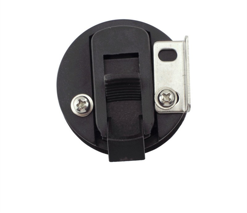 Marine Key Slam Latch Plastic Black Cupboard Parts Heavy Duty Boat Marine Latch Lock Circular Floor Lock