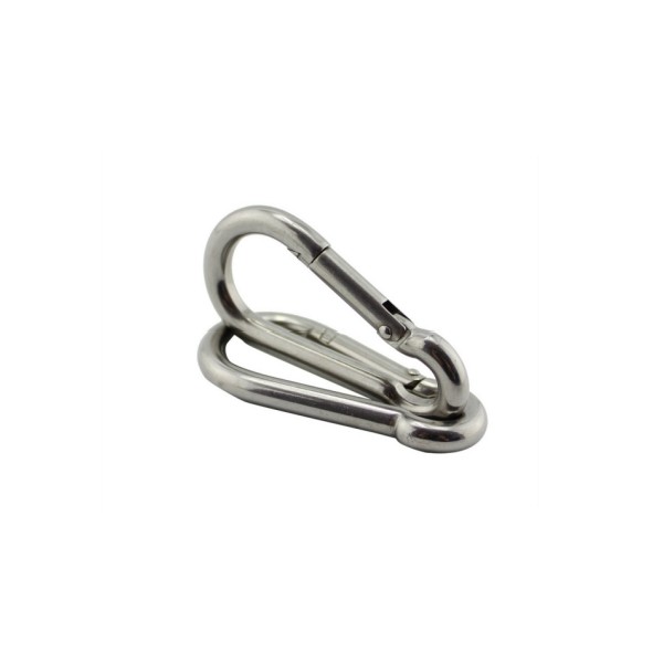 Stainless Steel Mountaineering Buckle Quick Hook Outdoor Spring Hook Dog Buckle Snap Hook