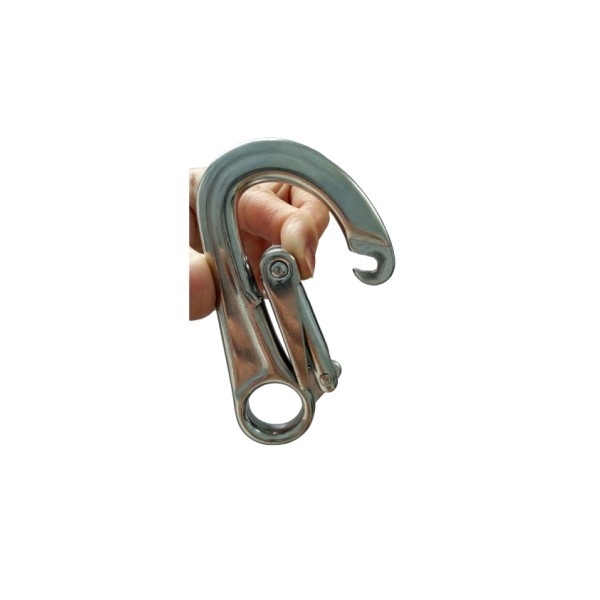 Stainless Steel Safety Hook Spring Hook Outdoor Climbing Hook Yacht Hook Fast Hook Lifeline Hook