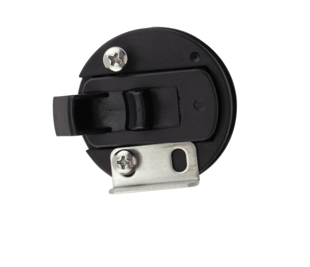 Plastic Black Floor Lock Pull Type Flat Plastic Buckle Lock Marine Boat Hatch Latch Press Type Door Lock