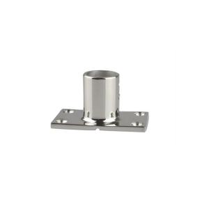 Good Quality 316 Stainless Steel Rail Base Fitting Rectangular Base 90 Degree Marine Boat Rectangular Base Yacht Hardware