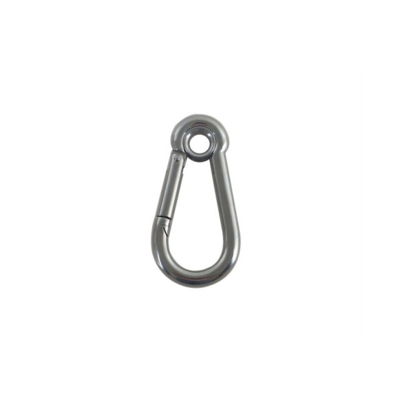 Rigging Hardware Snap Hook Climbing Stainless Steel Carabiner Hook Climbing Buckle Spring Hook Safety Metal Buckle