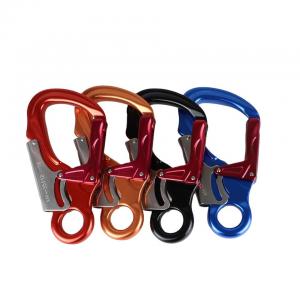 Rigging hardware Open Carabiner 35KN aluminum carabiner hook eye with lock