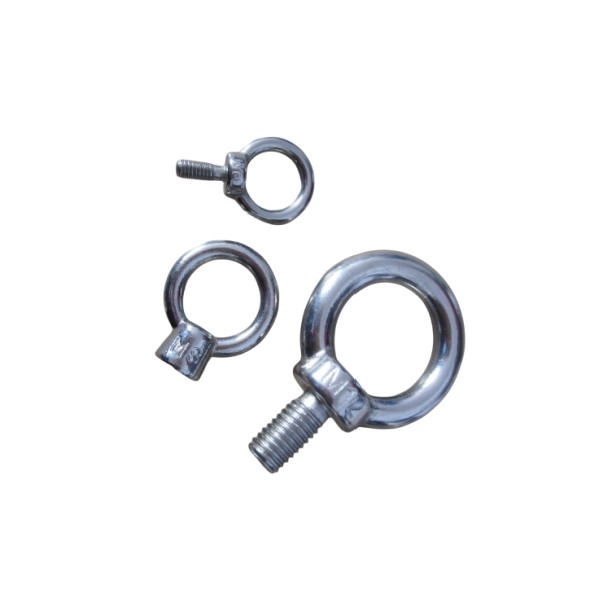 Stainless Steel Marine Lifting Eye Bolt Ring Cable Rope Lifting Screw Loop Hole German Type Lifting Eye Bolt