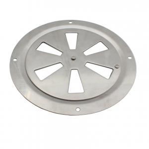 Stainless Steel Round Air Louver Vent Side Knob Opening Grille Cover Marine Boat Ventilation Louvered Vents