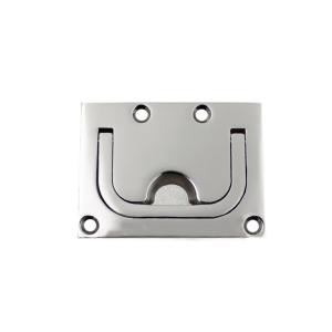 Stainless Steel 316 Square Floor Lock Floor Buckle Deck Cover Handle Hold Handle Cabin Cover Handle Yacht Accessories