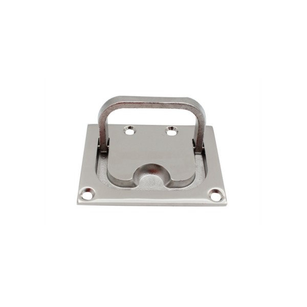 Stainless Steel 316 Square Floor Lock Floor Buckle Deck Cover Handle Hold Handle Cabin Cover Handle Yacht Accessories