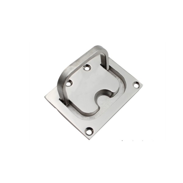 Stainless Steel 316 Square Floor Lock Floor Buckle Deck Cover Handle Hold Handle Cabin Cover Handle Yacht Accessories