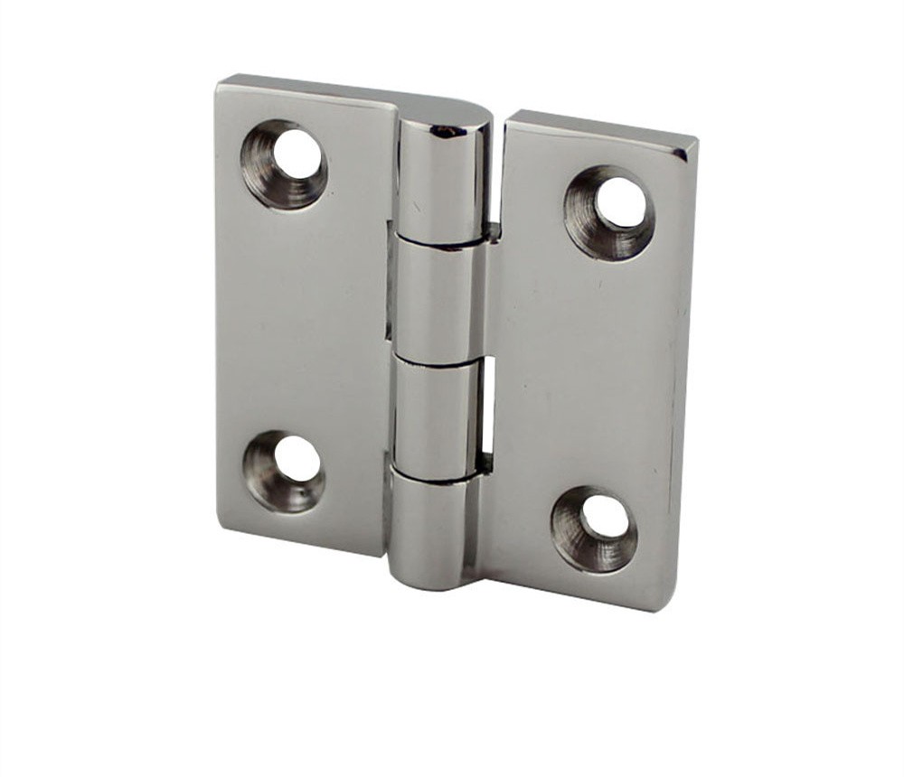 Square Yacht Boat Cabinet Hinge Stainless Steel 316 Four Hole Hinge Marine Hardware Yacht Hinge