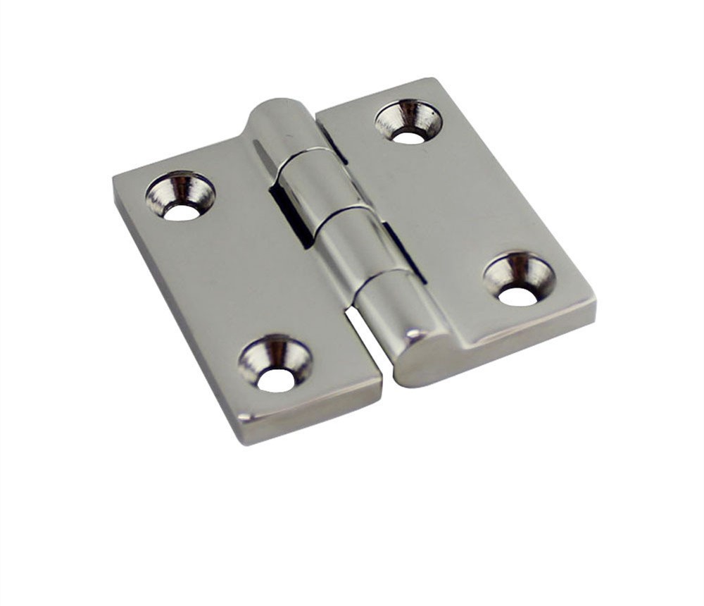 Square Yacht Boat Cabinet Hinge Stainless Steel 316 Four Hole Hinge Marine Hardware Yacht Hinge