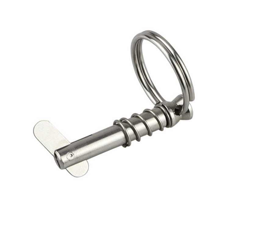 Stainless Steel 316 Pull Ring Spring Safety Pin Automatic Locking Pin Marine Hardware Accessories Quick Pin