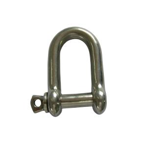 Stainless Steel Euro D Shackle Lifting Shackle U-Shaped Connecting Buckle D-Buckle China Made Rigging Hardware